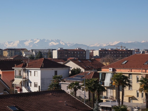 Alps mountains skyline