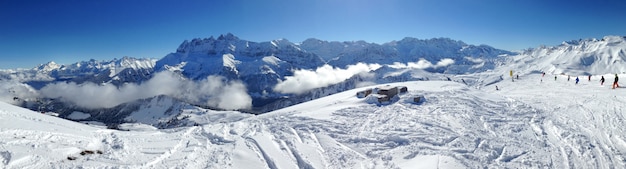 Alps and ski slope