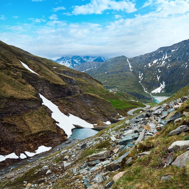 Alps summer view