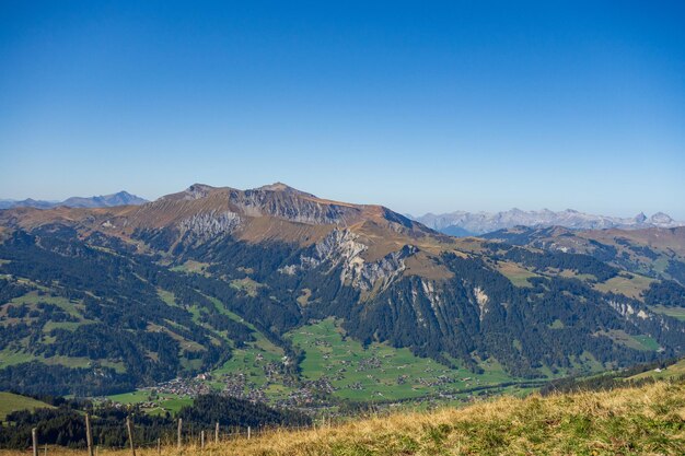 スイスのアルプス山脈