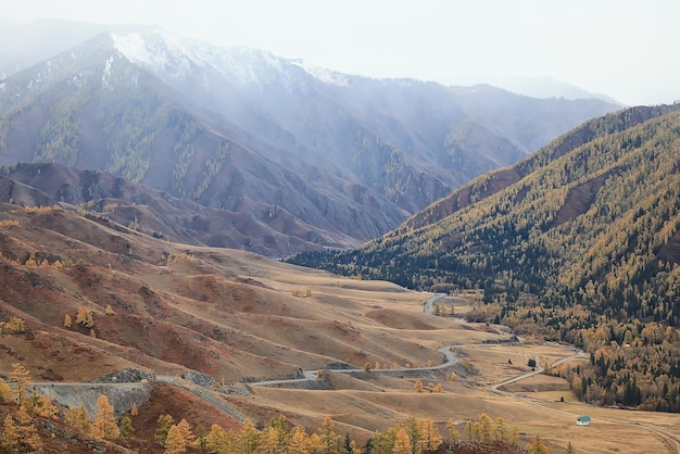 アルタイ山, 草原, 風景, 自然, ロシア