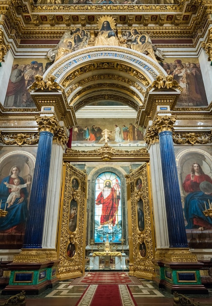 Altar doors of St Isaac's Cathedral Russia