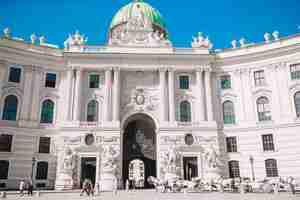 Photo alte hofburg in vienna city at austria