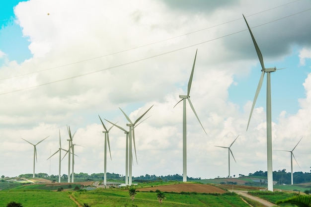 Alternatieve energie met windturbine