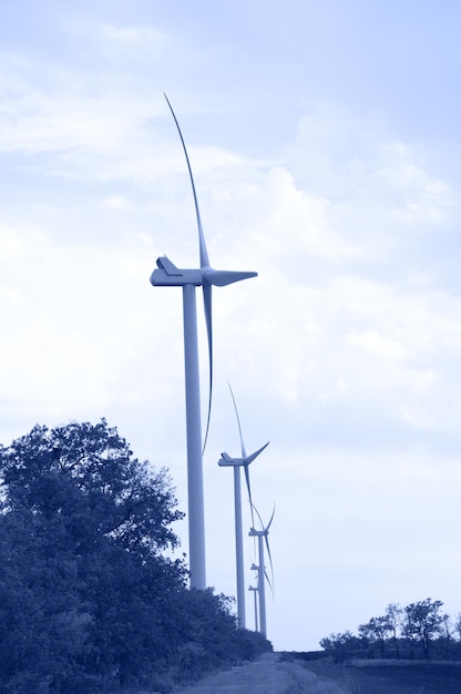 Alternatieve energie windturbines.