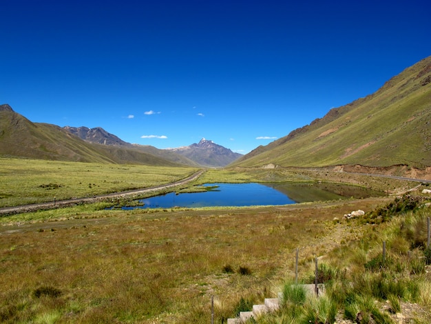 Altiplano in de Andes, Peru, Zuid-Amerika