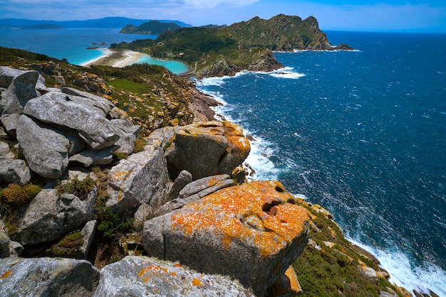 알 래스 프린시 페의 관점에서 Islas Cies 섬