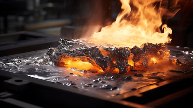 Aluminium smelten en gieten