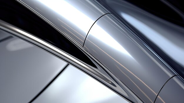 Photo aluminum aircraft tail