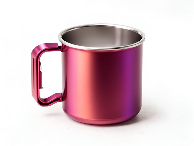 Photo aluminum camping cup