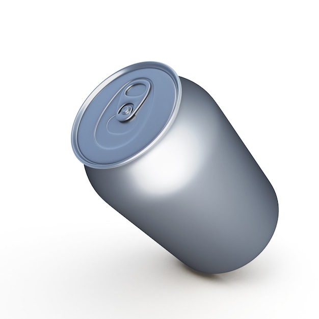 Aluminum can isolated 3d render