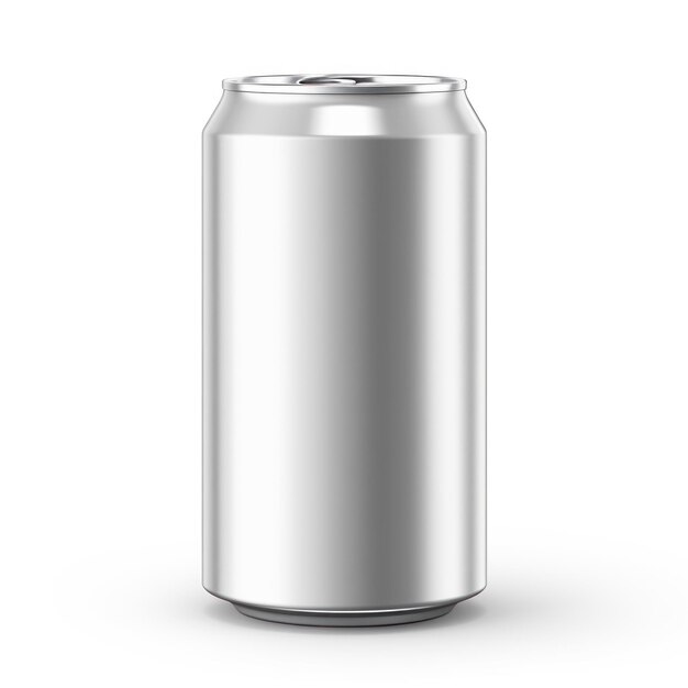 Aluminum can mockup