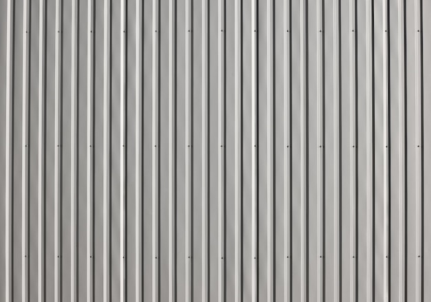 Aluminum corrugated metal wall