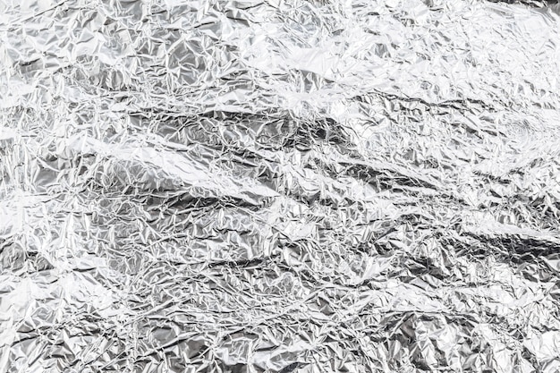 Photo aluminum foil texture