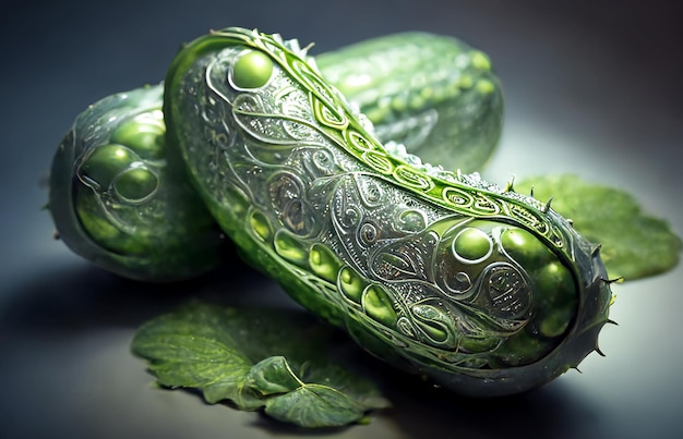 Aluminum green pickles