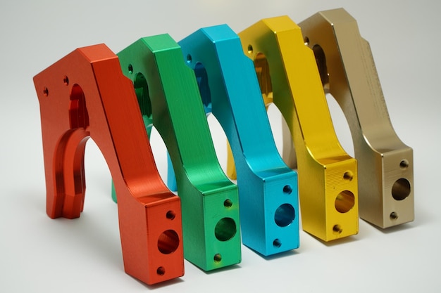 Aluminum Machined Parts by CNC MachineAnodize AluminumMetal parts milling industry