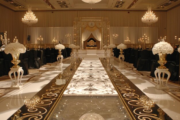 Photo amaizing decoratedwedding ceremony