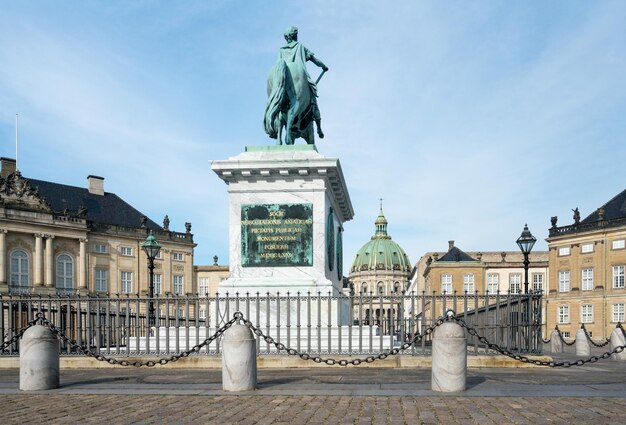 Palazzo di amalienborg a copenaghen in danimarca