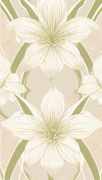 Photo amaryllis grunge texture design with old geometric accents