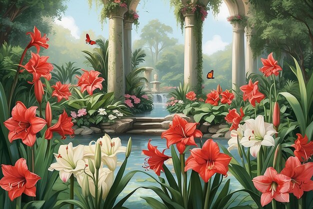 Photo amaryllis oasis