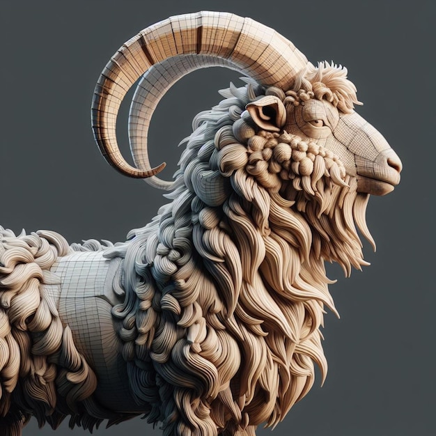 amazing 3d goat