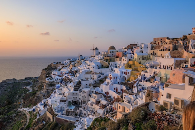 サントリーニ島ギリシャの素晴らしい建築