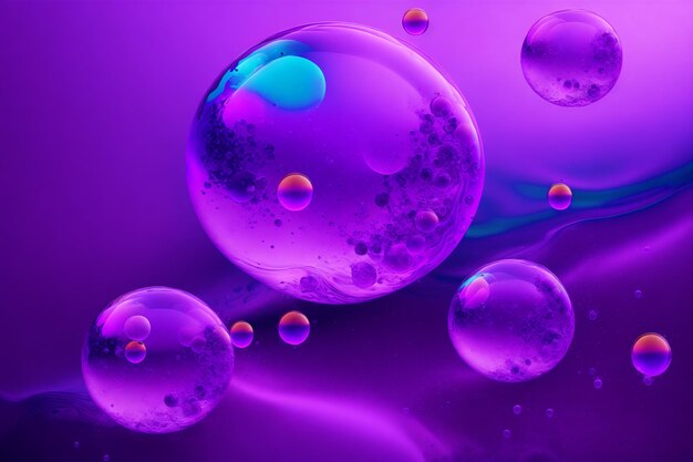 An amazing background with floating bubbles whimsical bubble delight generative ai