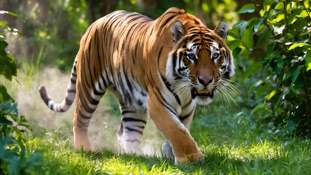 Amazing bengal tiger in the nature