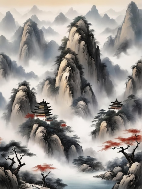 Amazing Chinese painting style