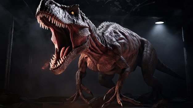 An Amazing Cinematic Image of a Highly Detailed TRex AI Generated
