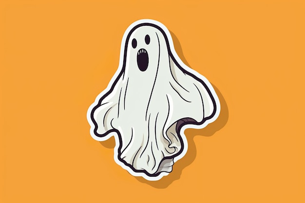 Amazing and classy image of halloween ghost generated by ai