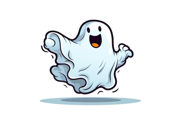 Amazing and classy image of Halloween ghost generated by AI