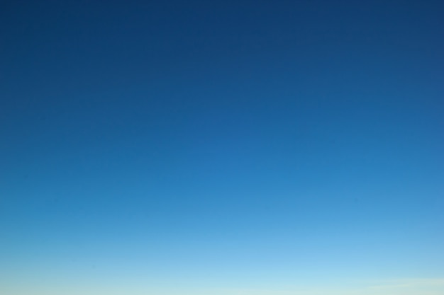 Amazing clear blue colors sunset sky gradient background.