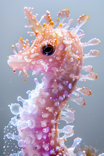 Photo amazing closeup of a weedy seadragon