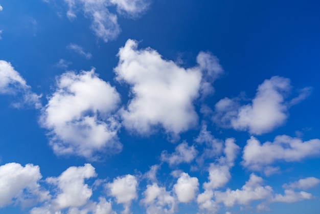 Amazing clouds in the blue sky