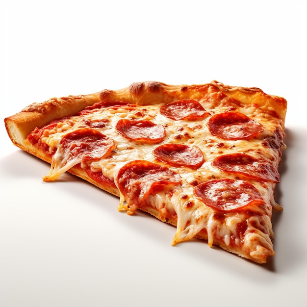 驚くほどおいしいピザのスライス ニューヨーク スタイル