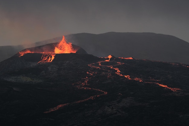 amazing eruptions of fagradalsfjall volcano in iceland