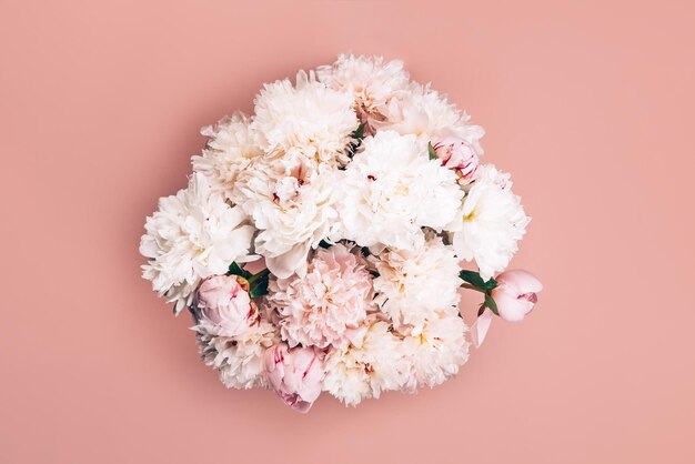 Amazing Fresh bunch of pink peonies