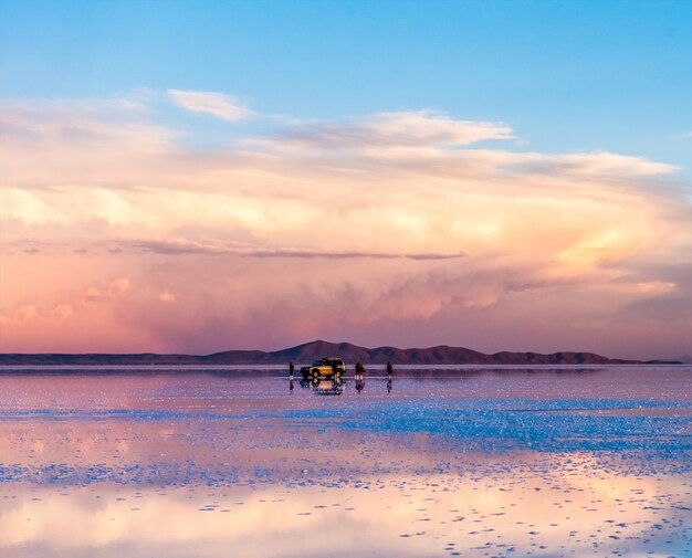 Amazing landscape of Salar de Uyuni