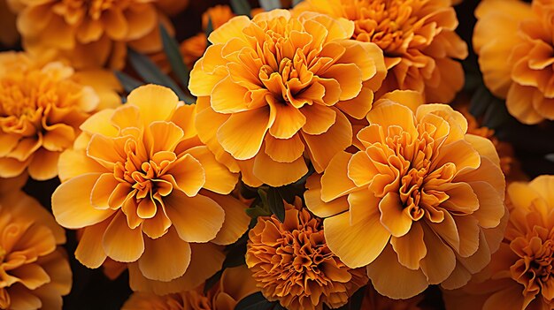 amazing marigold flowers photo