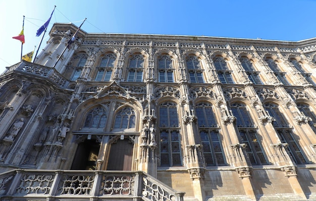 ベルギーのゲントにある市庁舎の素晴らしい中世の建物これは、市内で最も人気のあるスポットの1つです。