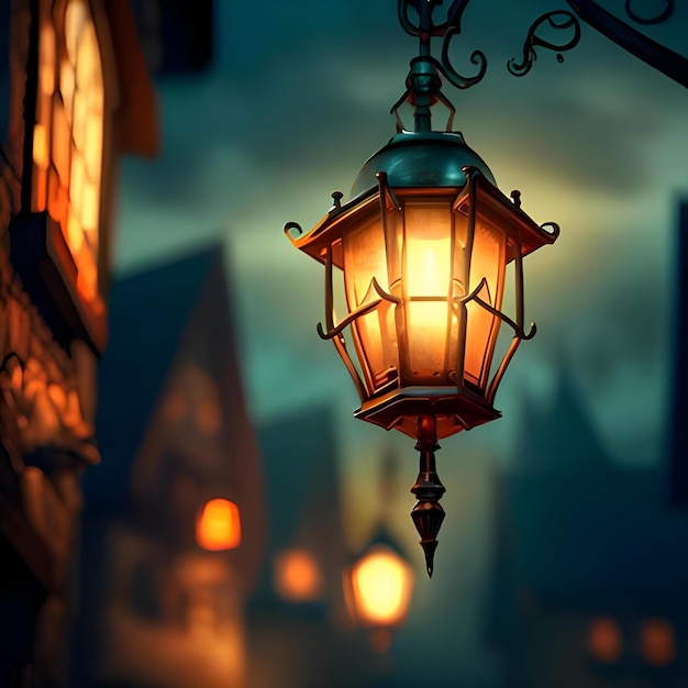 amazing medival Street light