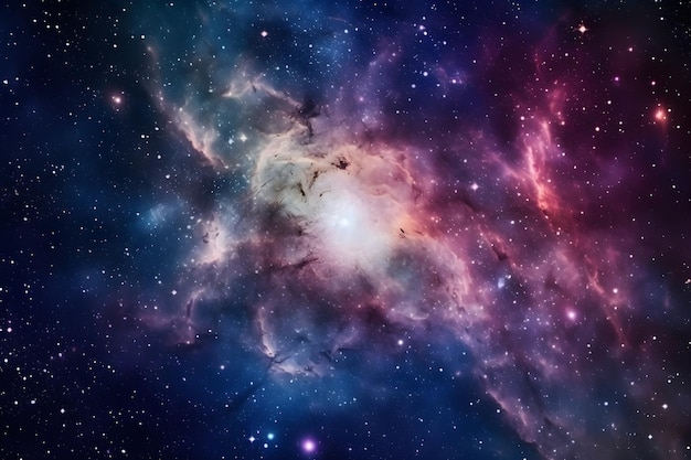 Amazing nebula background