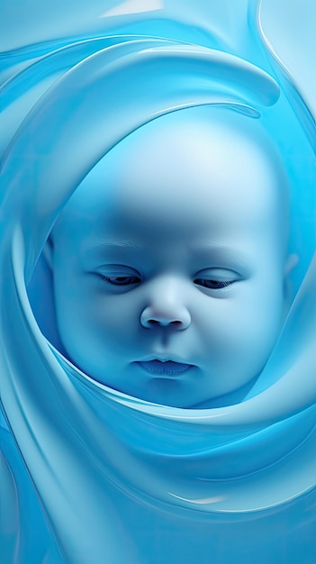 amazing photo of baby blue background