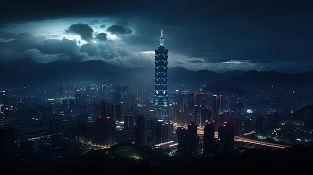 Photo amazing photo of taipei