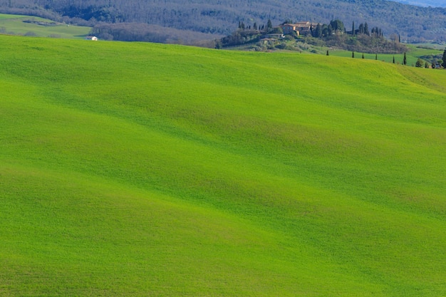 Удивительные Rolling Hills Тоскана Италия