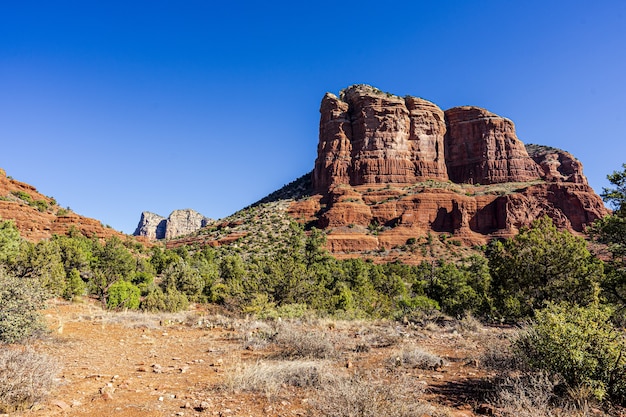 Amazing shot of the Bell Rock landscape in Arizona, USA