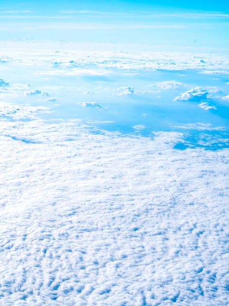 Amazing sky view from airplane window