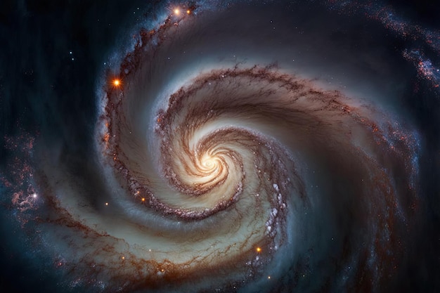 Amazing spiral galaxy light years from Earth