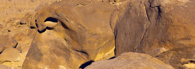 シナイ山の素晴らしい日の出エジプトの美しい夜明け山からの美しい景色